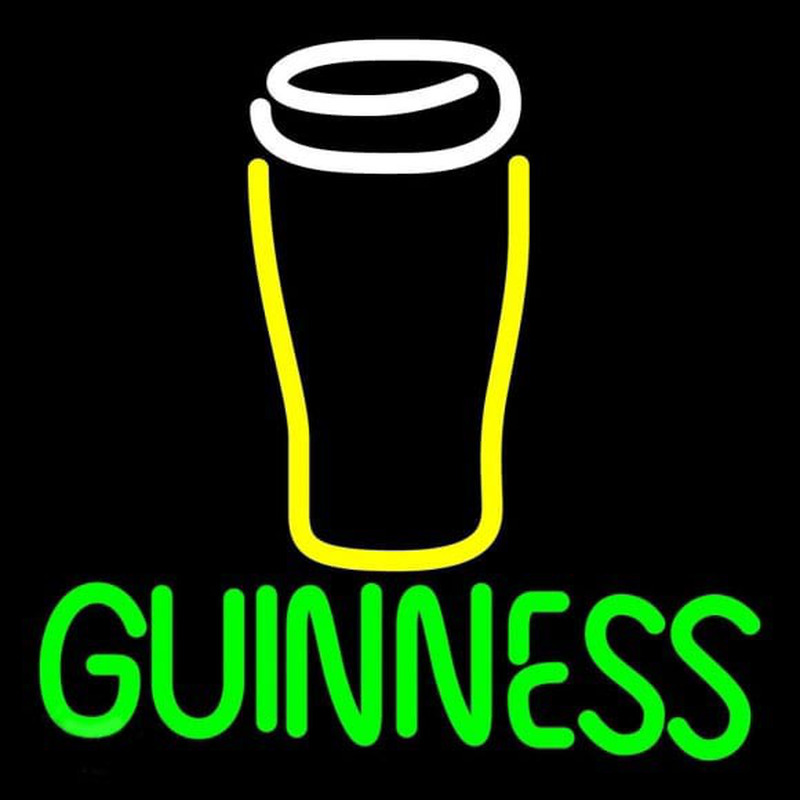 Guinness Glass Beer Sign Neon Sign