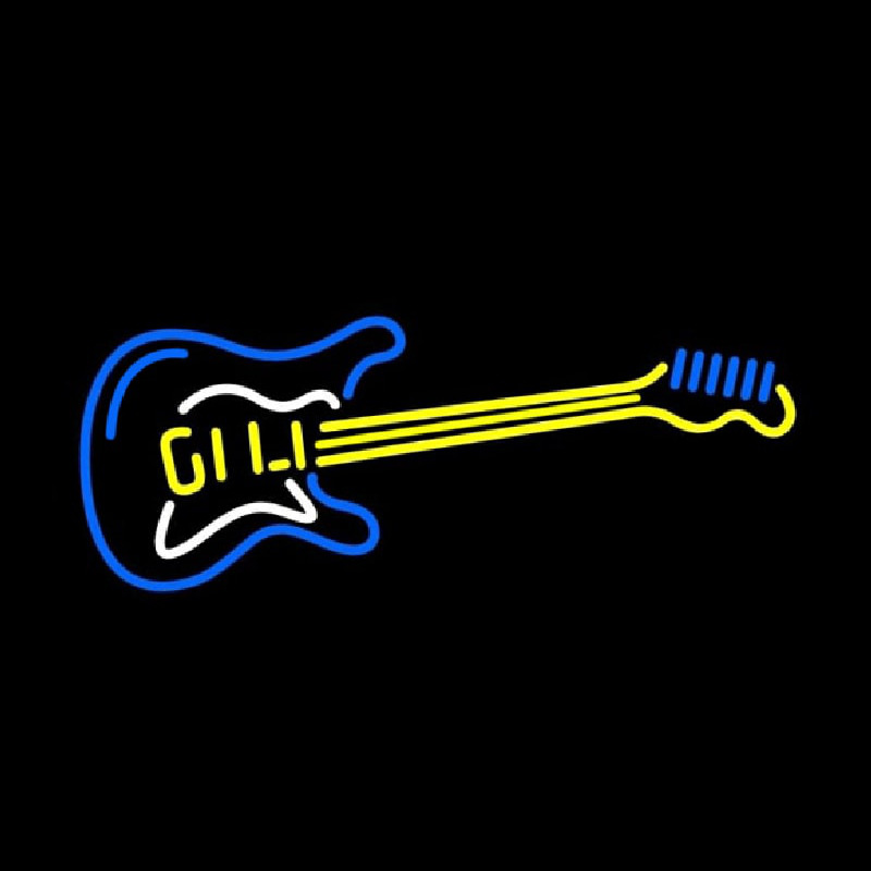 Guitar Logo 1 Neon Sign