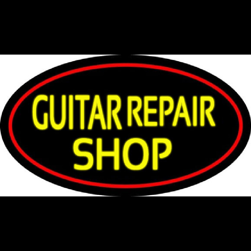 Guitar Repair Shop 2 Neon Sign