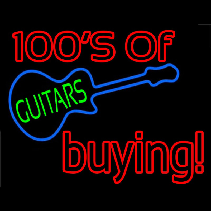 Guitars Neon Sign