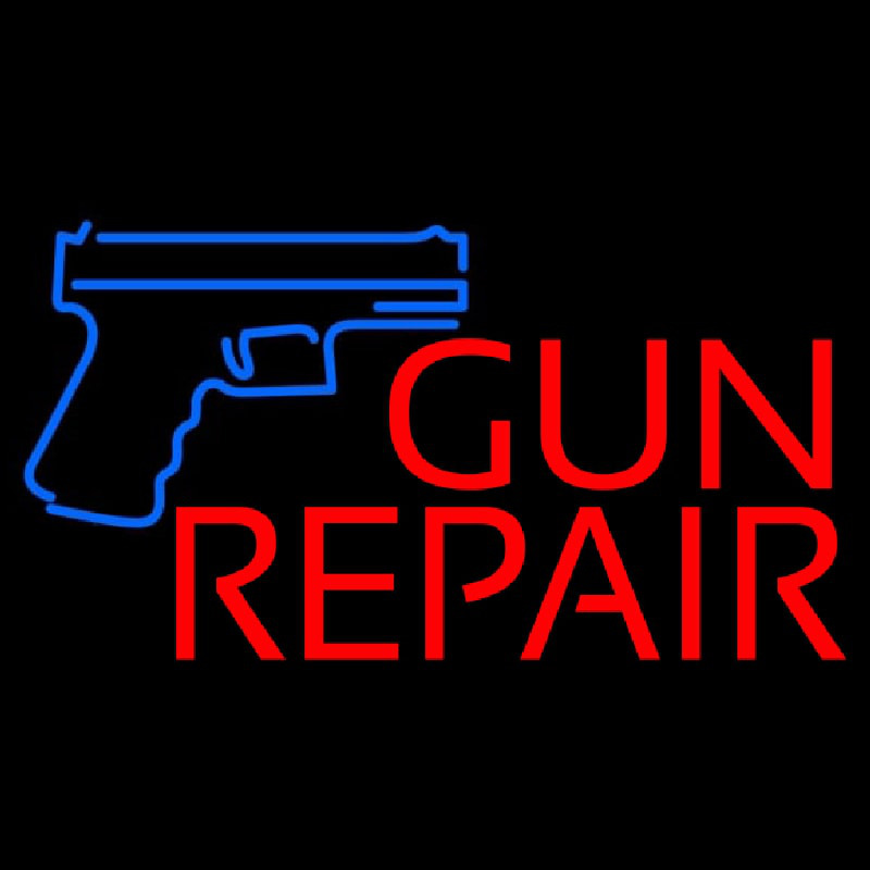 Gun Repair Neon Sign