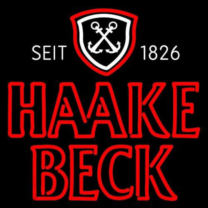 Haake Becks Beer Neon Sign