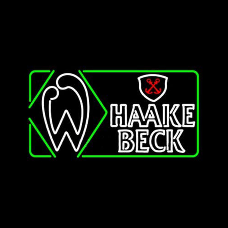Haake Becks Beer Neon Sign