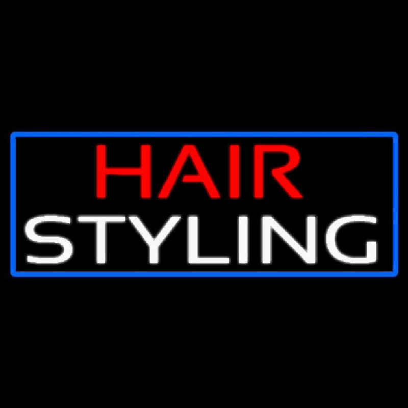 Hair Styling Neon Sign