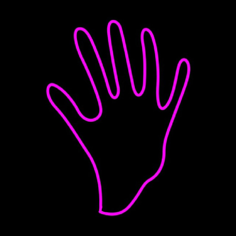 Hand Neon Sign
