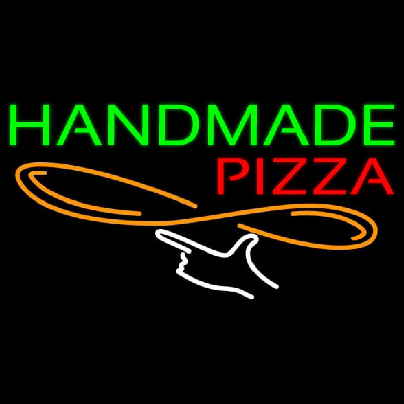 Handmade Pizza Neon Sign