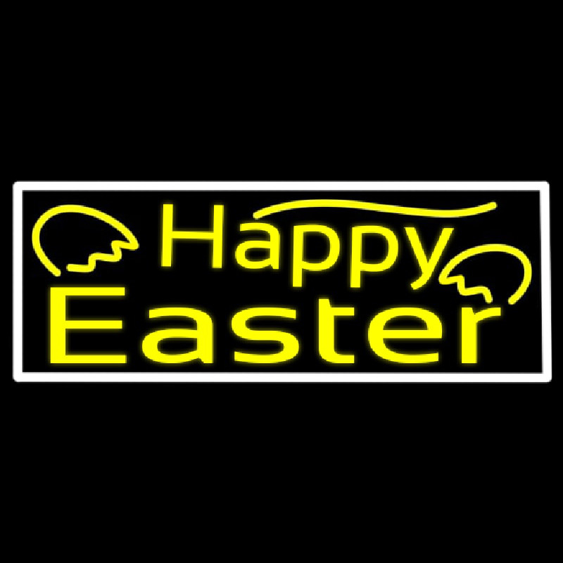 Happy Easter 5 Neon Sign