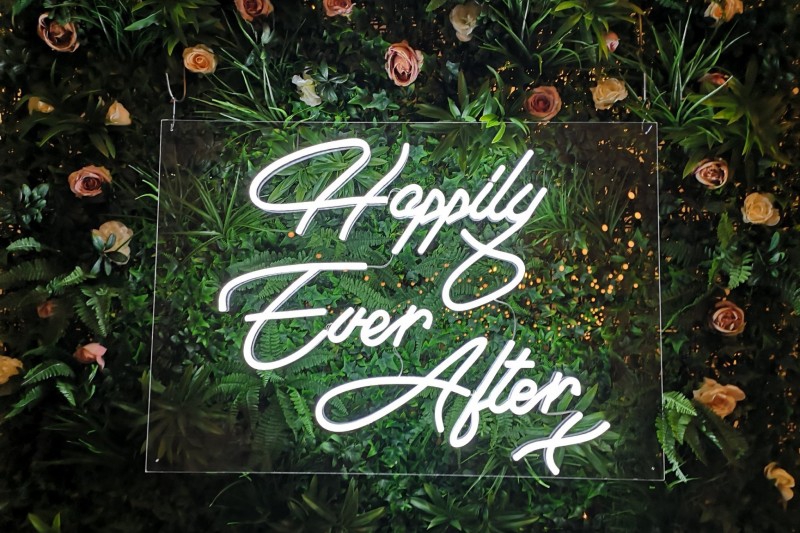 Happy Ever After X Neon Sign