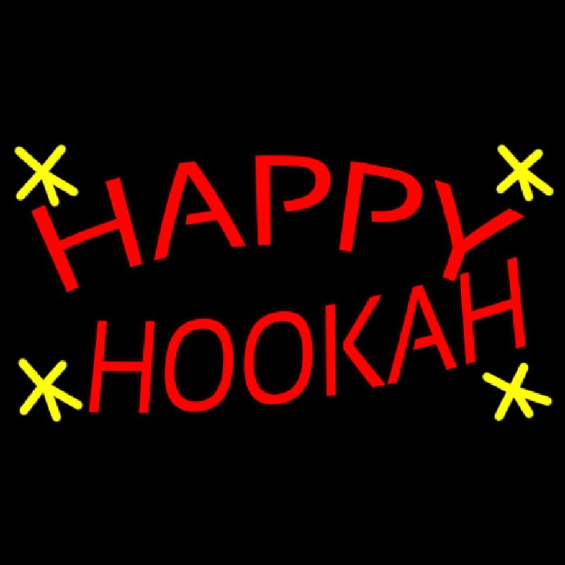 Happy Hookah Neon Sign