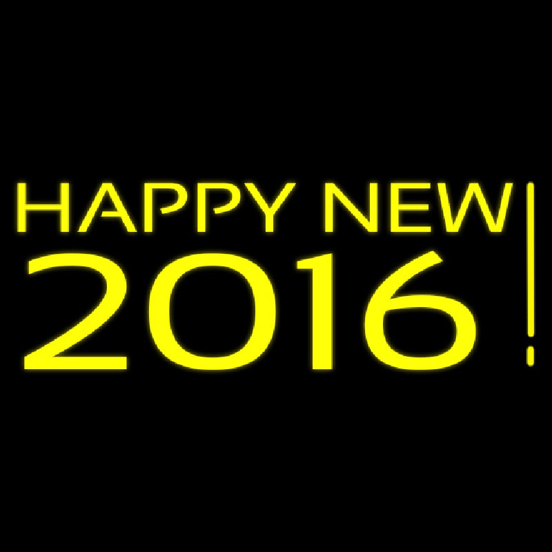 Happy New Year 2016 Neon Sign