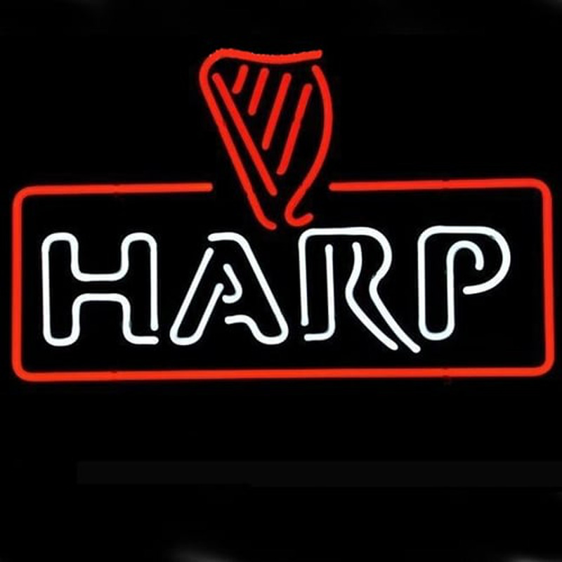 Harp Lager Guinness Pub Neon Sign