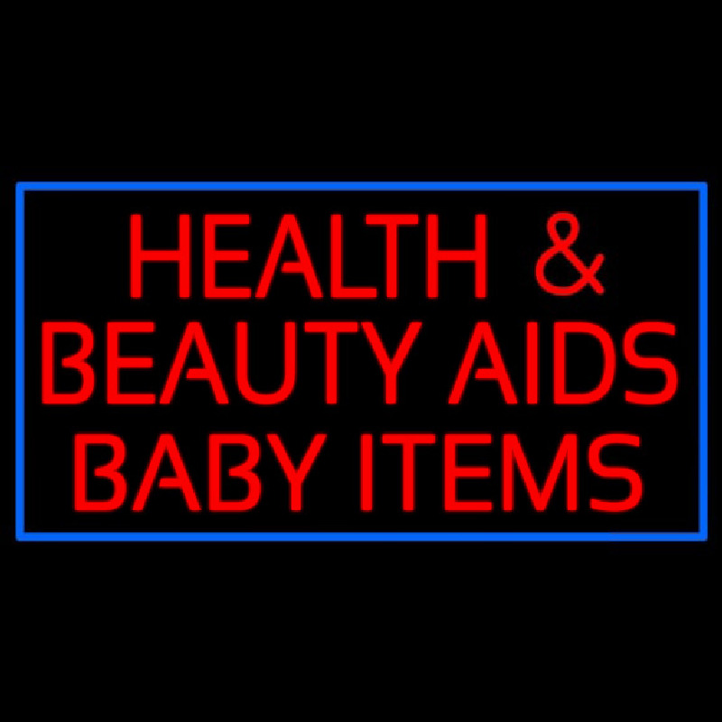 Health And Beauty Aids Baby Items Neon Sign