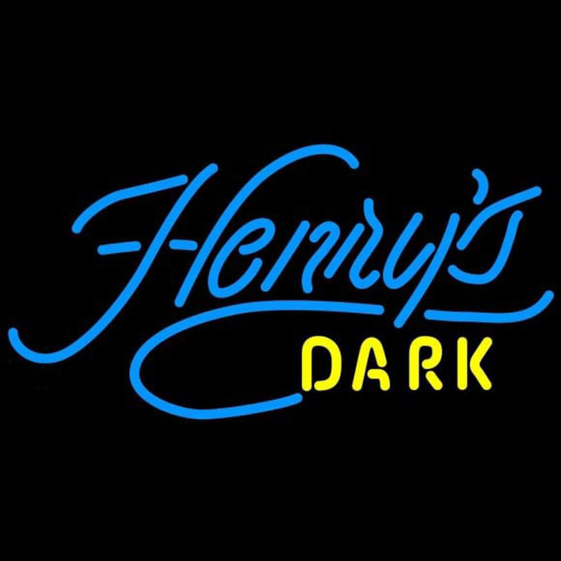 Henrys Dark Beer Sign Neon Sign