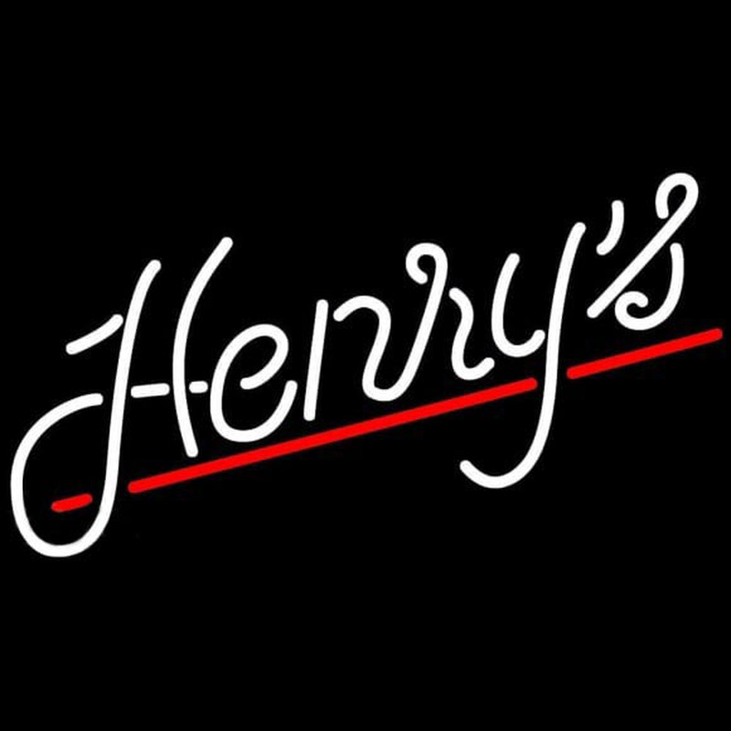 Henrys Logo Beer Sign Neon Sign