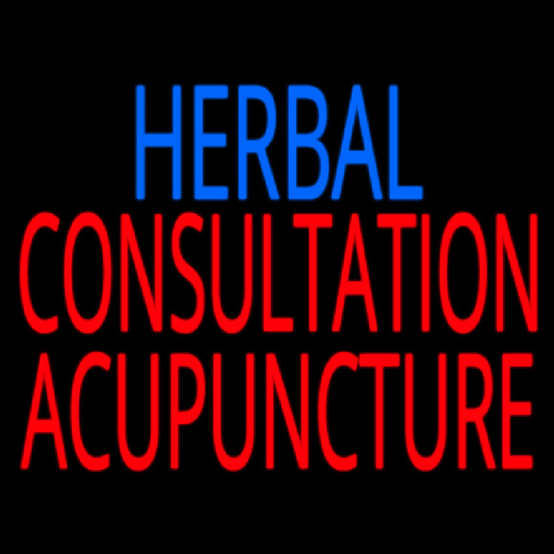 Herbal Consultation Acupuncture Neon Sign