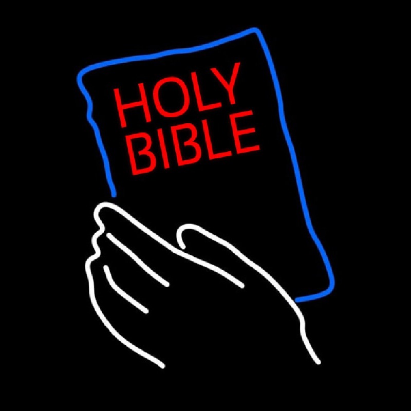 Holy Bible Neon Sign
