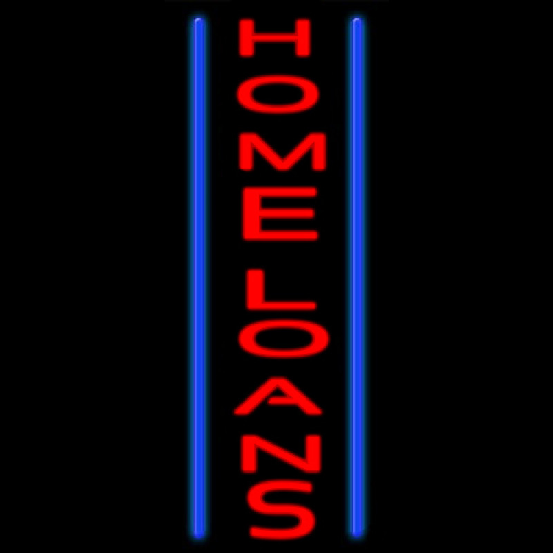 Home Loans Neon Sign