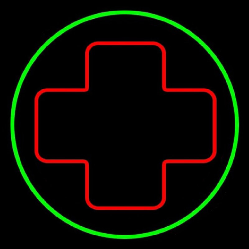 Hospital Plus Logo 2 Neon Sign