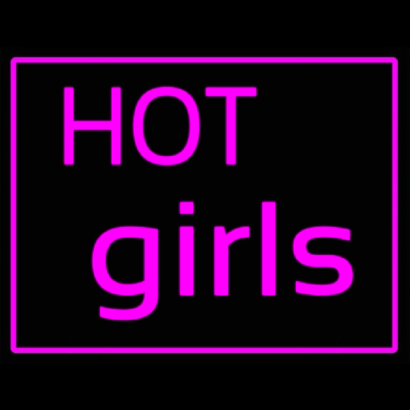 Hot Girls Border Neon Sign