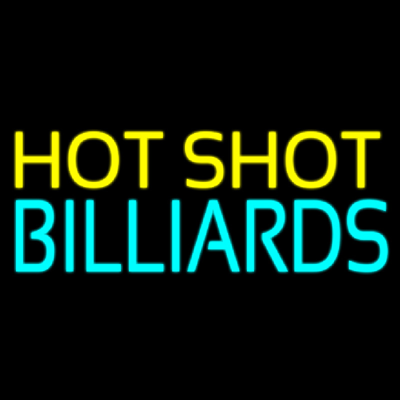 Hot Shot Billiards 3 Neon Sign
