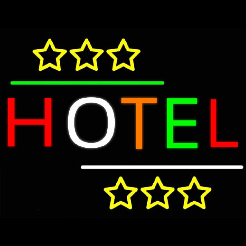 Hotel Neon Sign