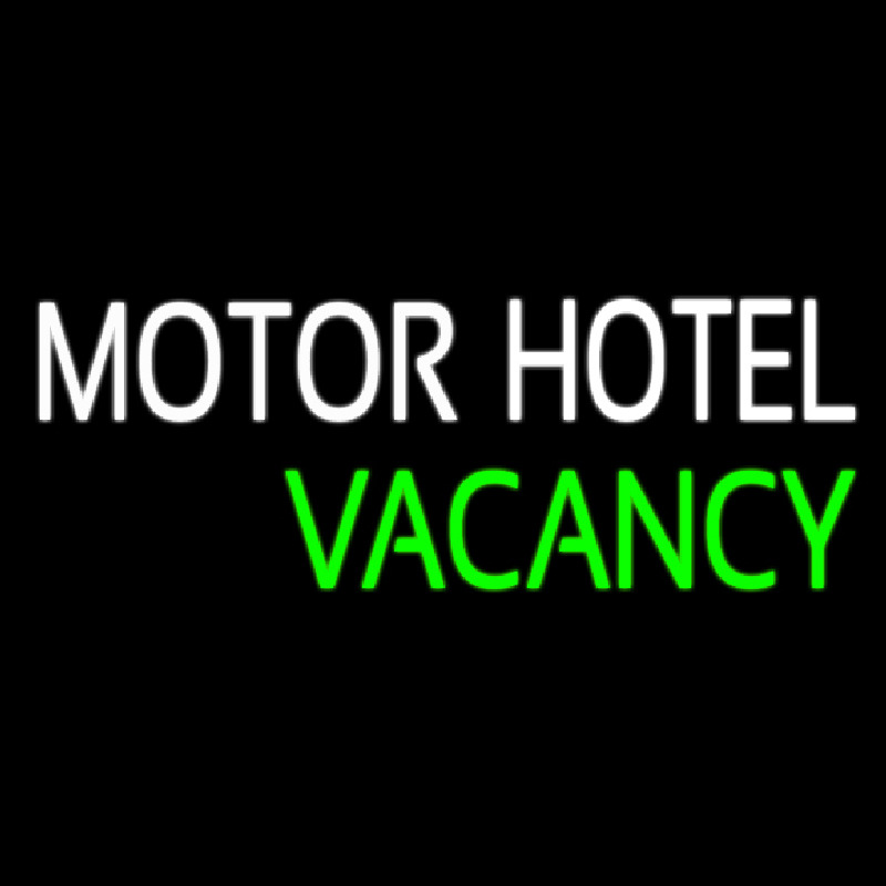 Hotel Vacancy Neon Sign