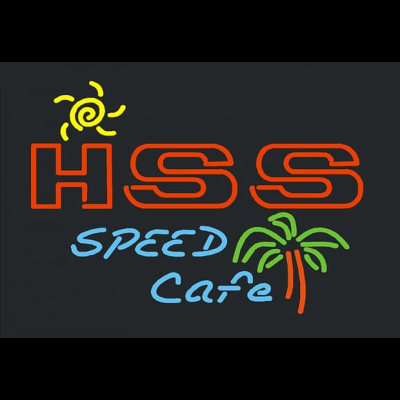 Hss Speed Cafe Neon Sign