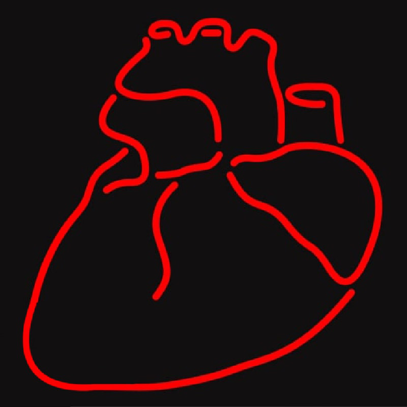 Human Heart Neon Sign