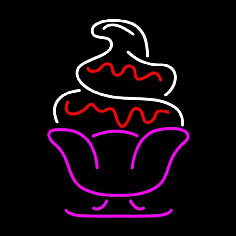 Ice Cream Logo Neon Sign