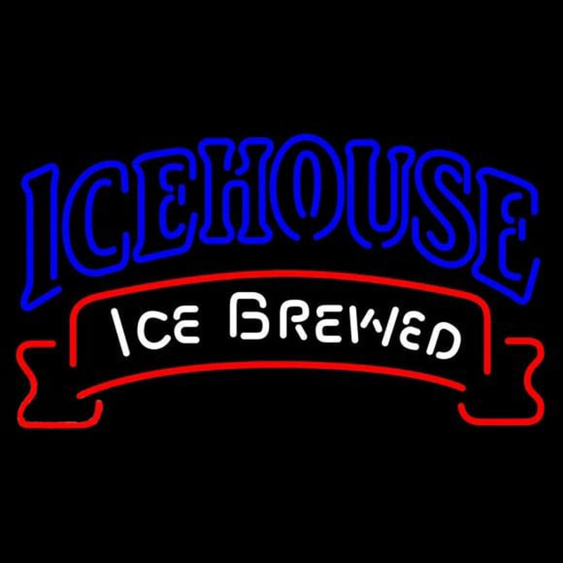 Icehouse Red Ribbon Beer Sign Neon Sign