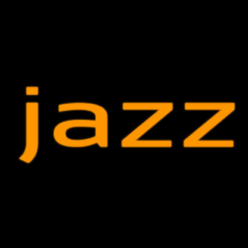 Jazz In Orange 1 Neon Sign