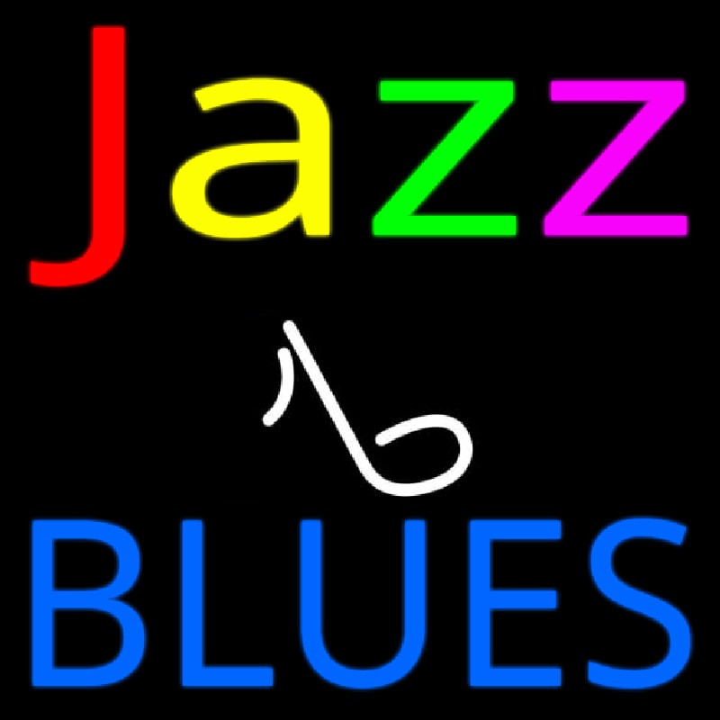 Jazz Music Note Blues Neon Sign