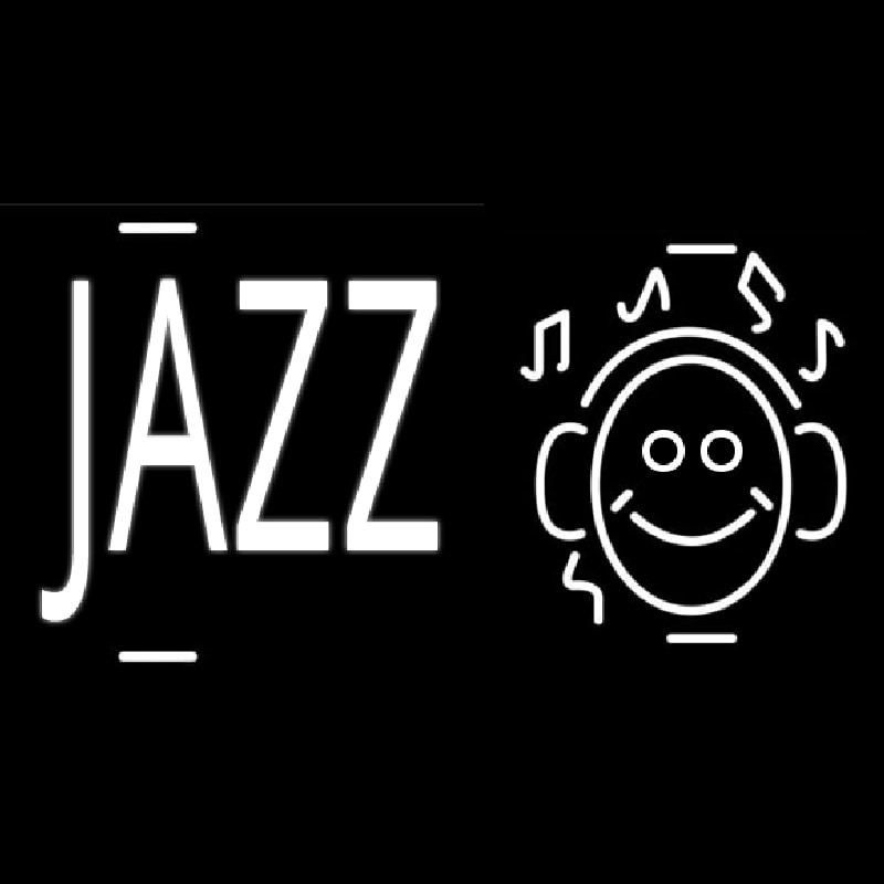 Jazz With Smiley Neon Sign