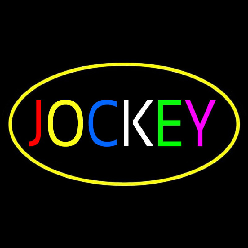Jockey 2 Neon Sign