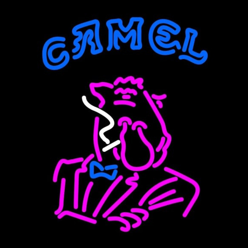 Joe Camel Logo Neon Sign
