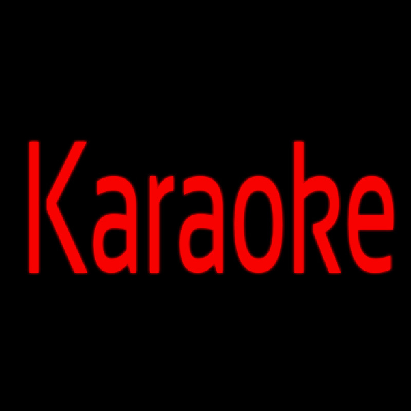 Karaoke Cursive Neon Sign