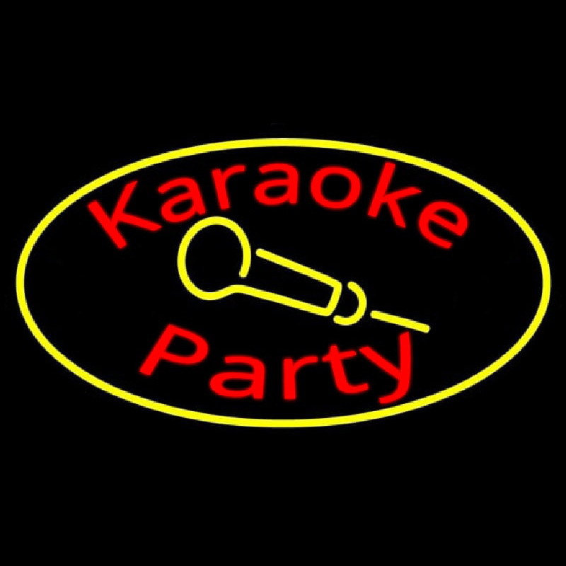 Karaoke Party Neon Sign