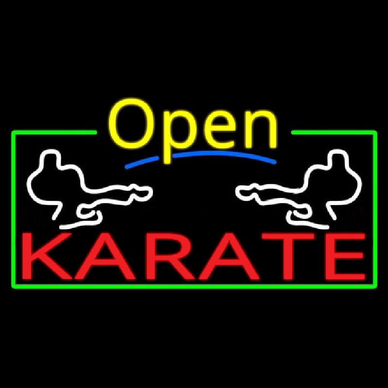 Karate Neon Sign