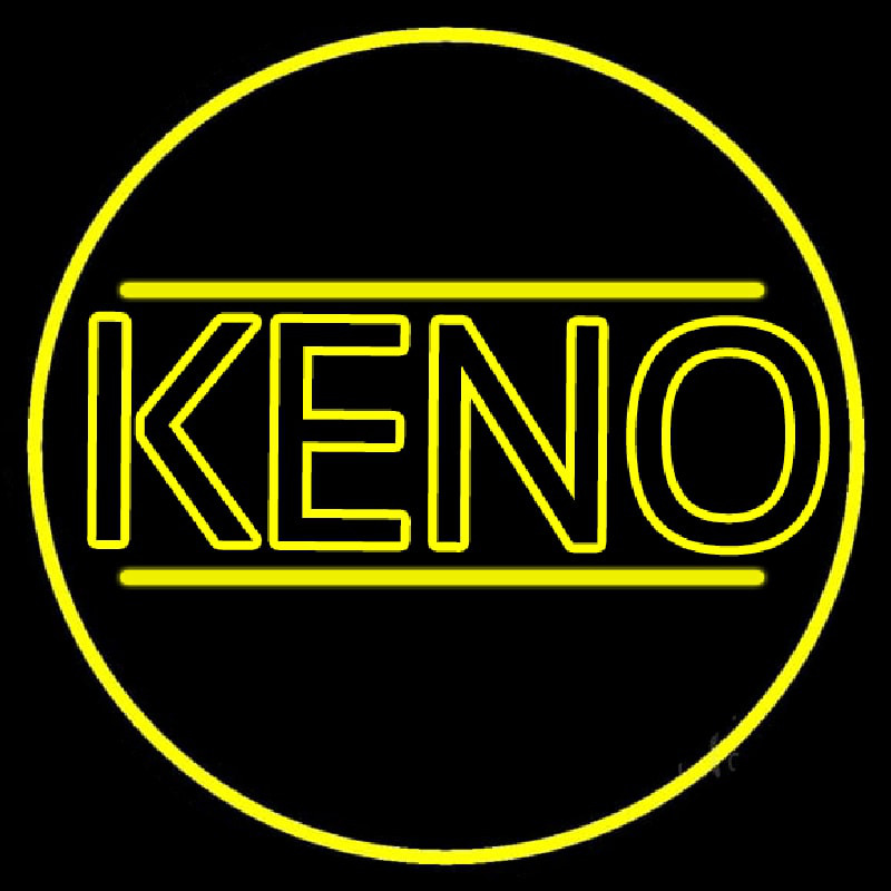 Keno Border Neon Sign