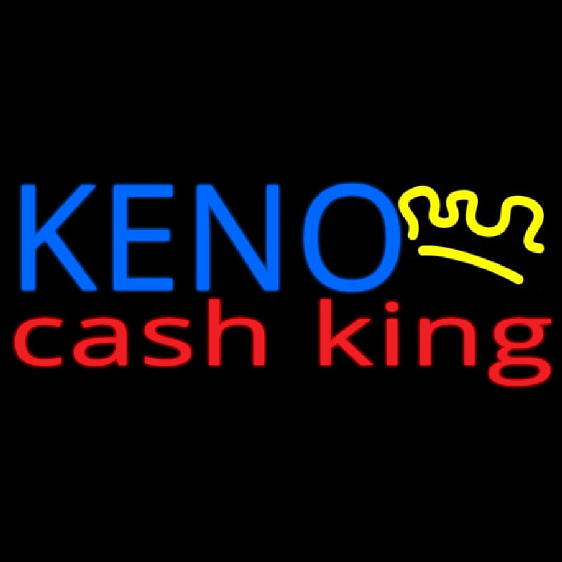 Keno Cash King 2 Neon Sign