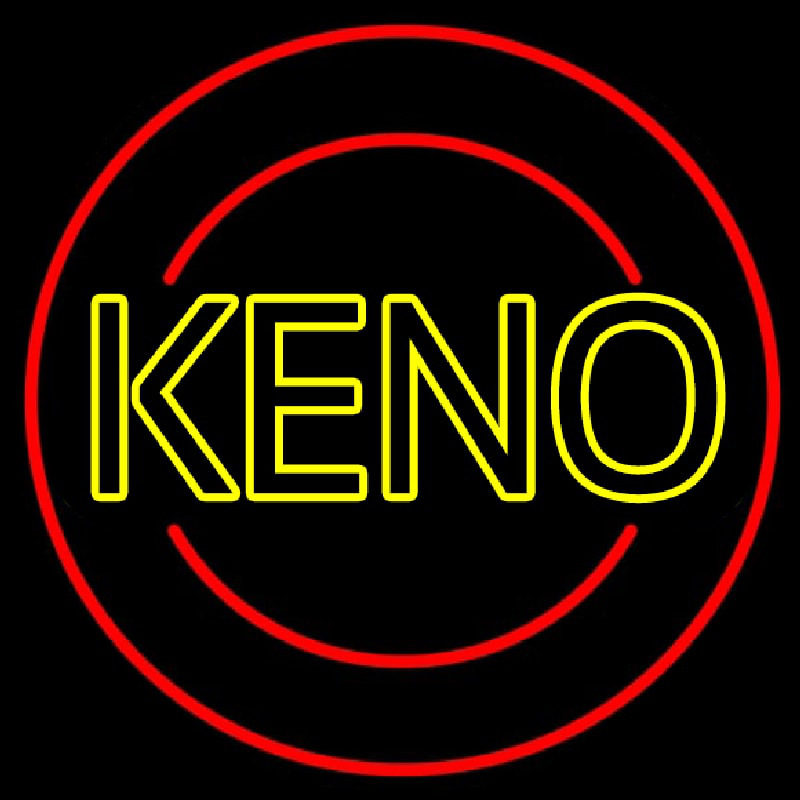 Keno With Ball 2 Neon Sign