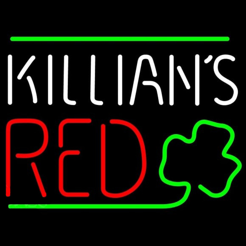 Killians Red Shamrock Beer Sign Neon Sign
