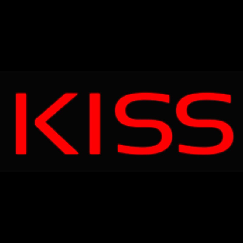 Kiss Neon Sign