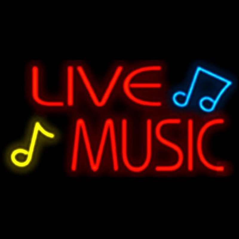 LIVE MUSIC Neon Sign