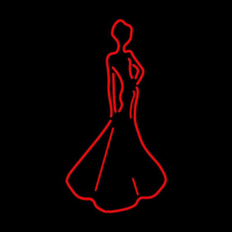 Lady In Red Neon Sign