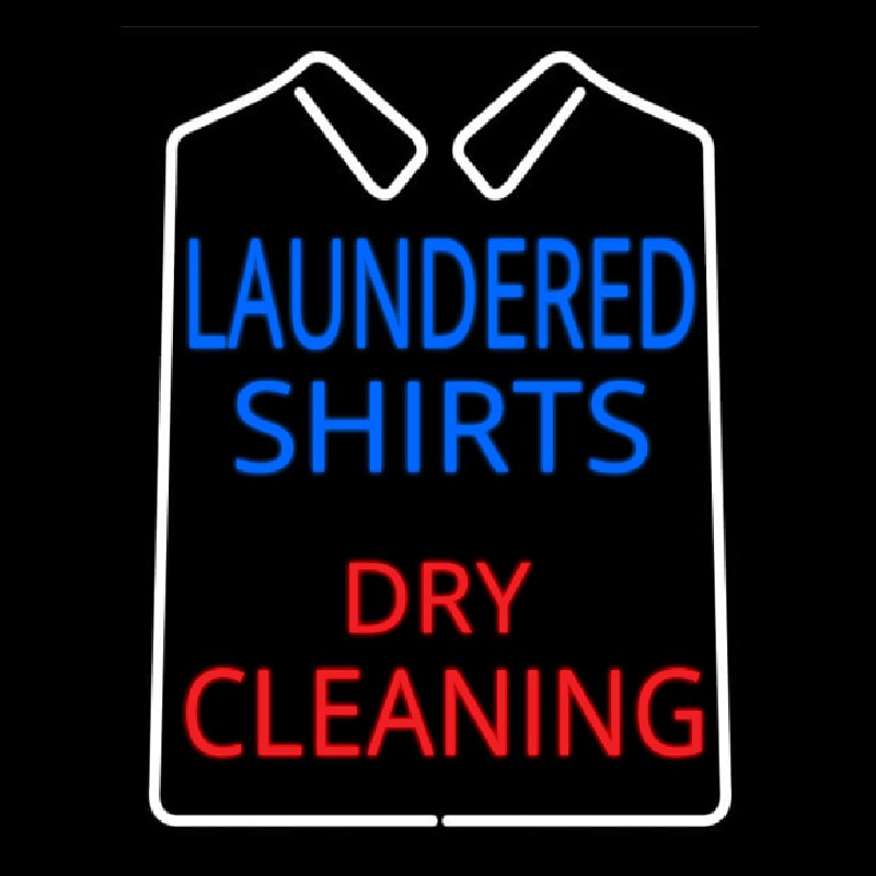 Laundered Shirts Neon Sign