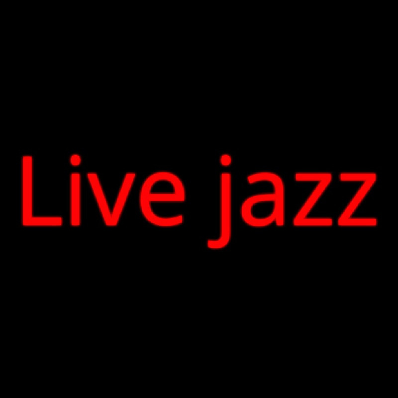 Live Jazz 1 Neon Sign
