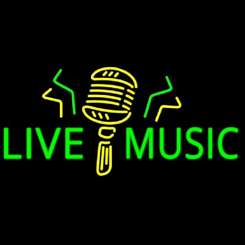 Live Music Mike Neon Sign