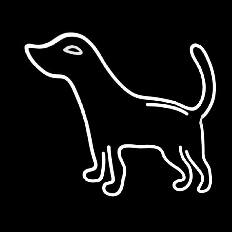 Logo Dog Neon Sign