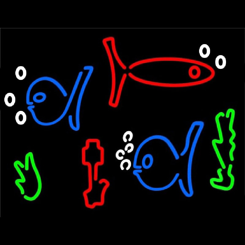 Logo Fish Neon Sign